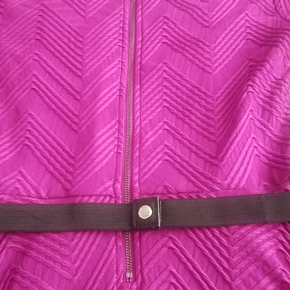 🌟Candie's Chevron Design Dress W/ Bow Belt - Picture 7 of 10